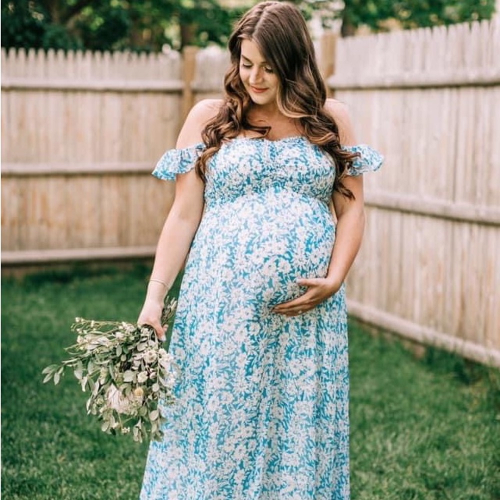 Pink blush maternity /can be non maternity dress.